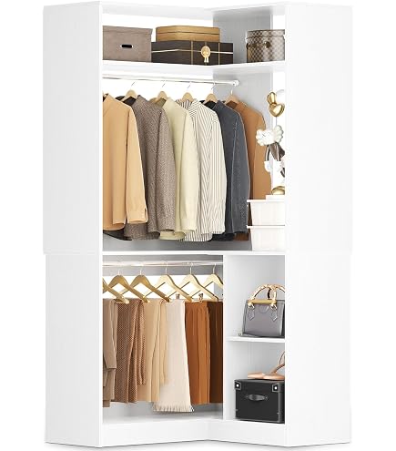 Amazon.com: Easy Track PH43-WH Ultimate Corner Wood Kit Closet